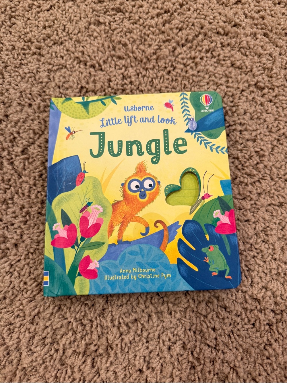 Usborne Little Lift and Look Jungle Board Book